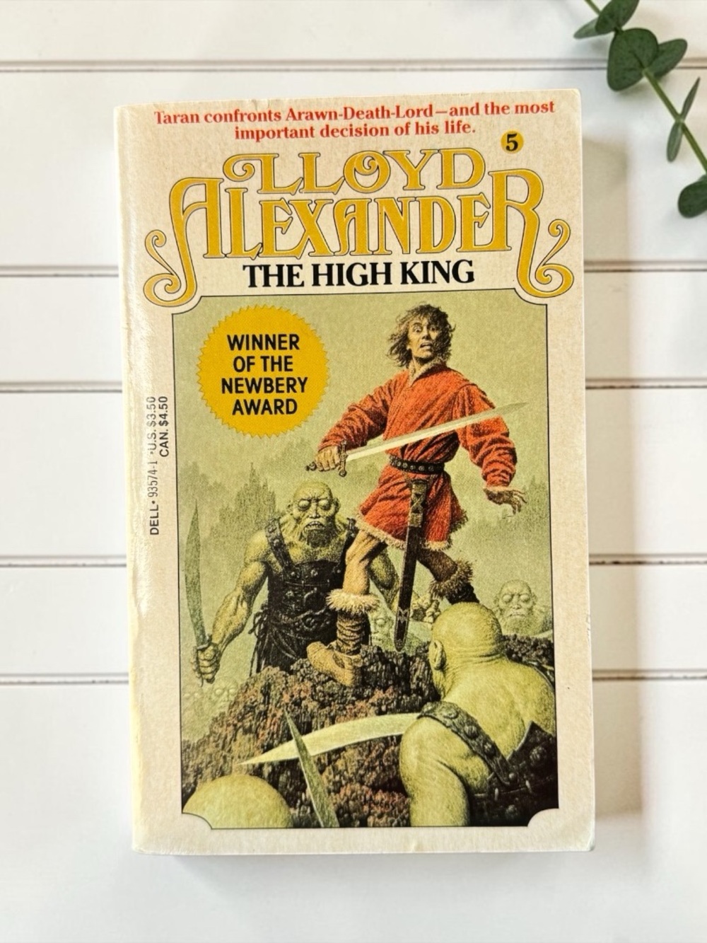 Vintage 1980 The High King Lloyd Alexander Chronicles of Prydain #5 Paperback